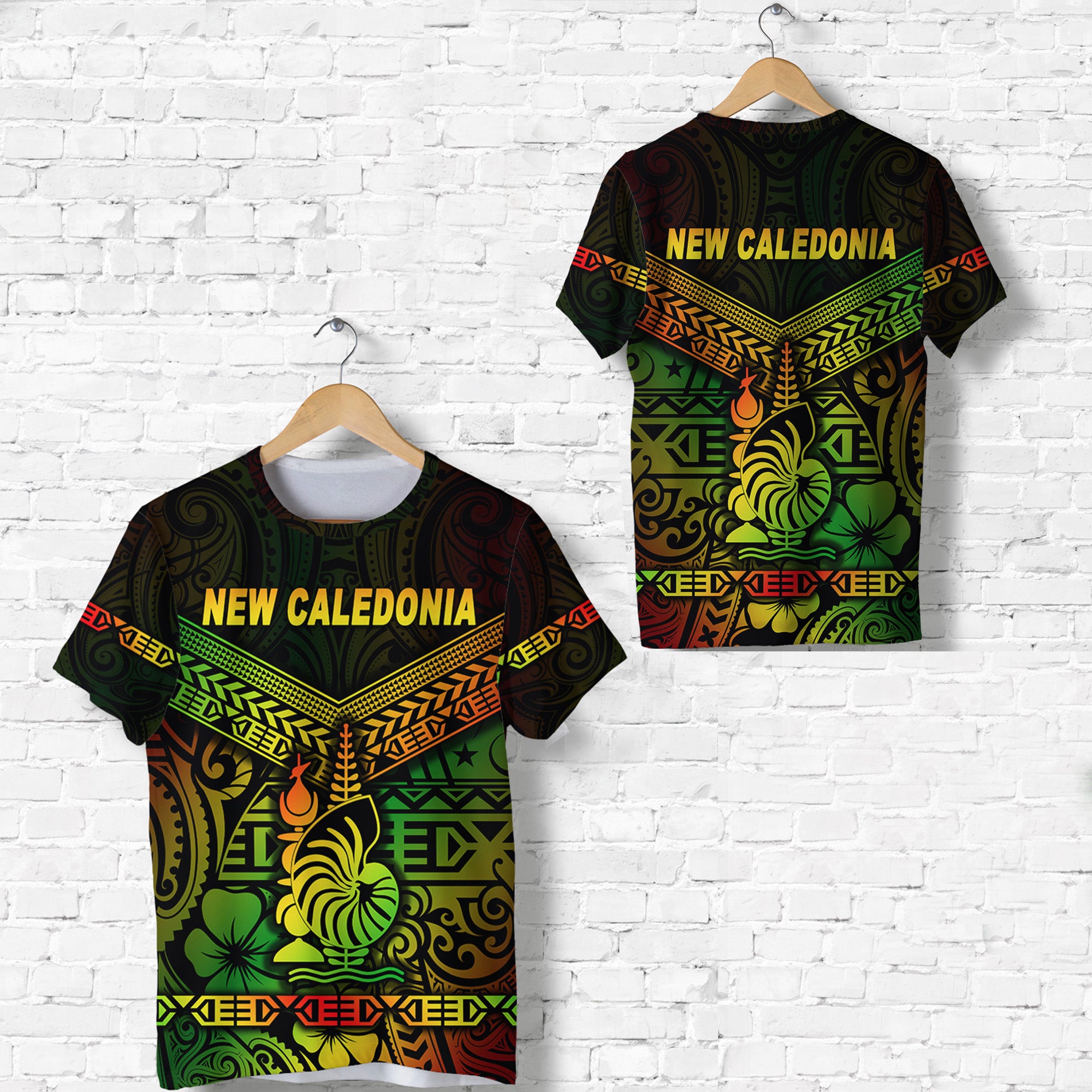 New Caledonia T Shirt Simple Style Reggae LT8 Unisex Reggae - Polynesian Pride