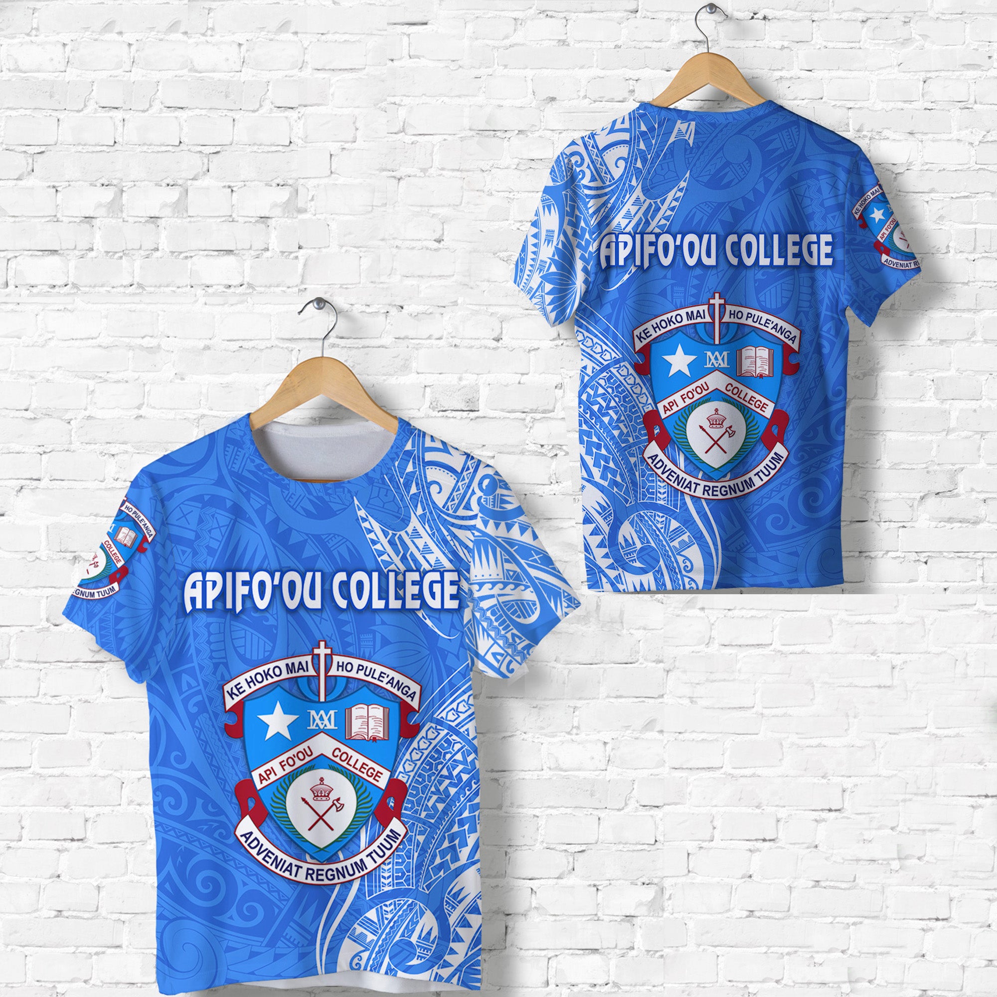 Tonga Apifoou College T Shirt Simple Vibes LT8 Unisex Blue - Polynesian Pride