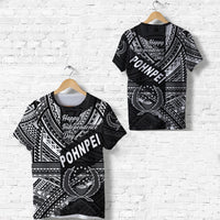 FSM Pohnpei T Shirt Happy Independence Day Original Vibes Black LT8 Unisex Black - Polynesian Pride