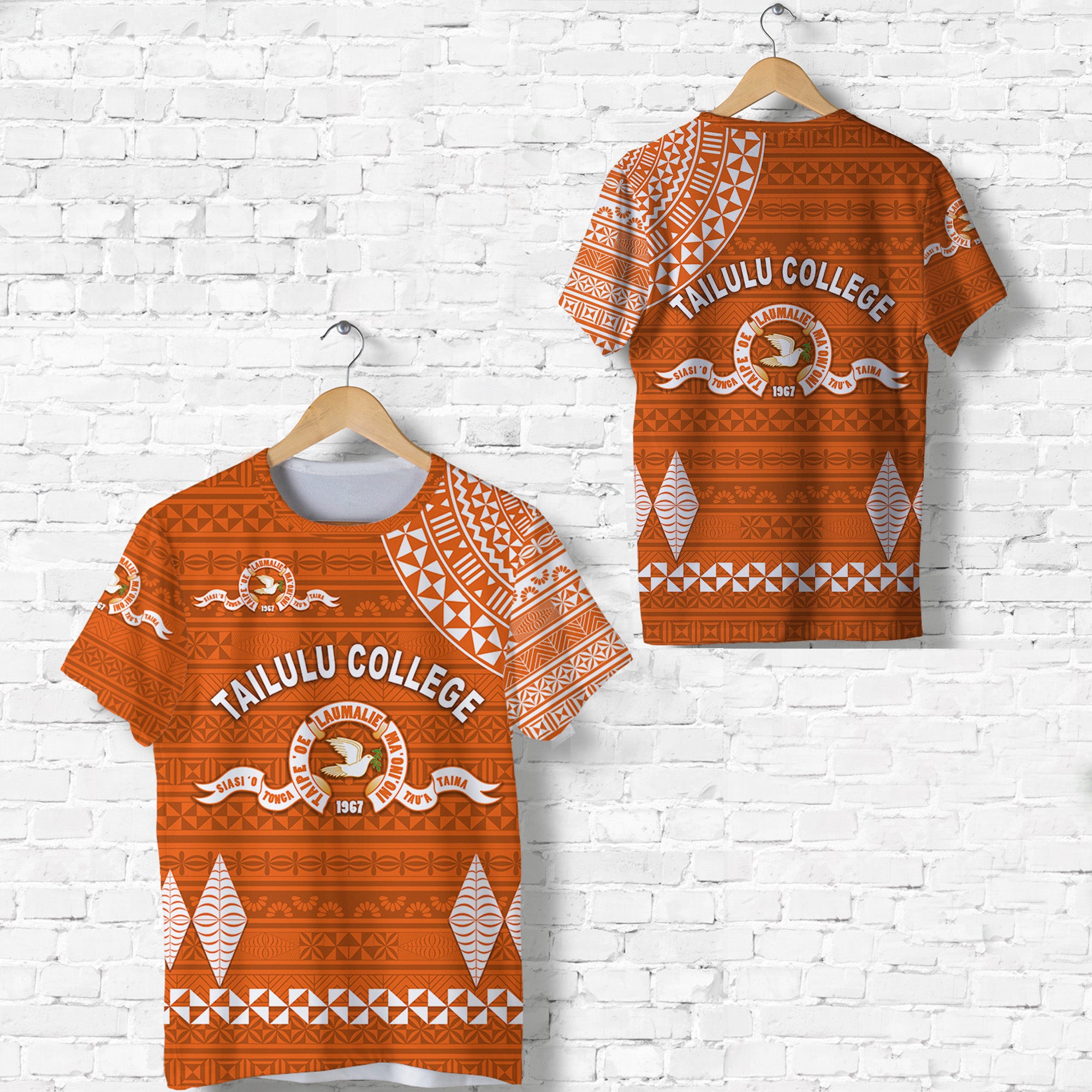 Tonga Tailulu College T Shirt Simple Style LT8 Unisex Orange - Polynesian Pride