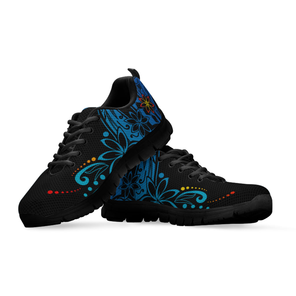 Polynesian Sneakers Polynesian Patterns Gradient Style LT16 - Polynesian Pride