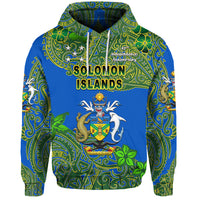 Solomon Islands Hoodie 43rd Independence Anniversary Unique Vibes LT8 Blue - Polynesian Pride