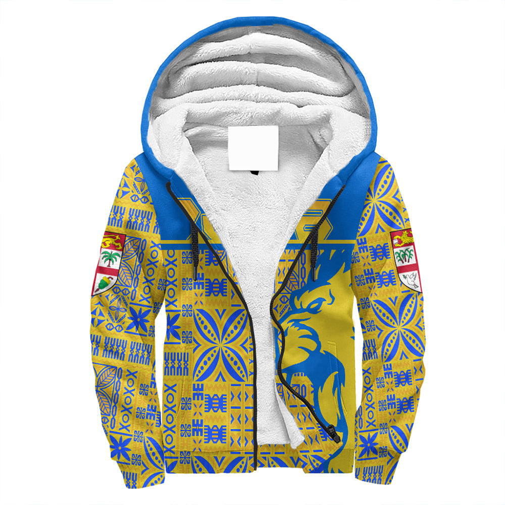 Suva Grammar School Sherpa Hoodie LT10 Unisex Blue - Polynesian Pride