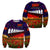 New Zealand Maori ANZAC Sweatshirt Poppy Vibes - Purple LT8 Unisex Purple - Polynesian Pride