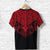 Maori Tattoo Shirt, Hei Matau Paua Red T Shirt - Polynesian Pride