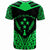 Kosrae Custom T Shirt Aquaman Green Color - Polynesian Pride