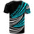 Tokelau Custom T Shirt Wave Pattern Alternating - Polynesian Pride