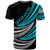 Vanuatu Custom T Shirt Wave Pattern Alternating - Polynesian Pride
