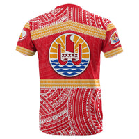 Tahiti Rugby Polynesian Patterns T Shirt - Polynesian Pride