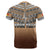 Custom Tonga T Shirt Ngatu Polynesian Gold Style LT6 - Polynesian Pride