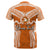 Custom Tailulu College T Shirt Orange Style LT6 - Polynesian Pride