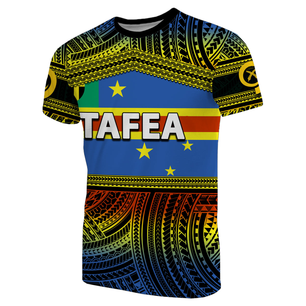 Tafea Day T Shirt of Vanuatu Polynesian Patterns LT6 Unisex Yellow - Polynesian Pride