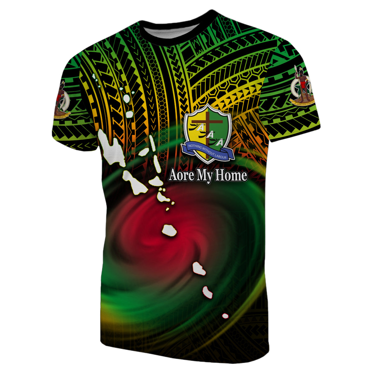 Aore Adventist Academy T Shirt LT6 Unisex Red - Polynesian Pride