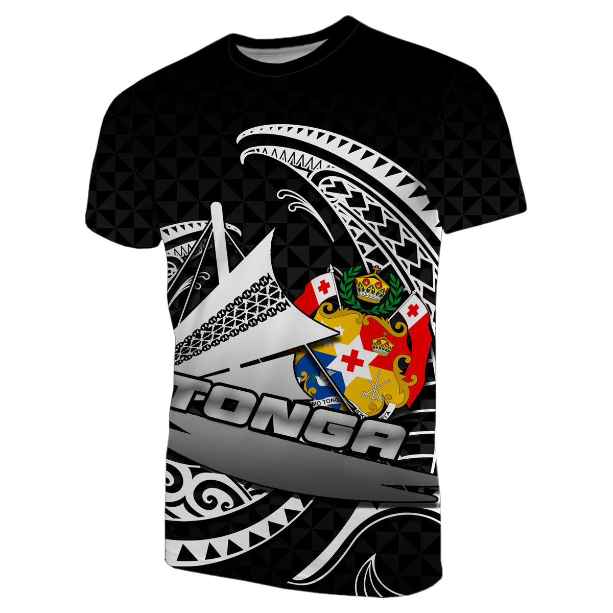 Tonga Emancipation Day T Shirt Kalia No.2 LT6 Unisex Black - Polynesian Pride