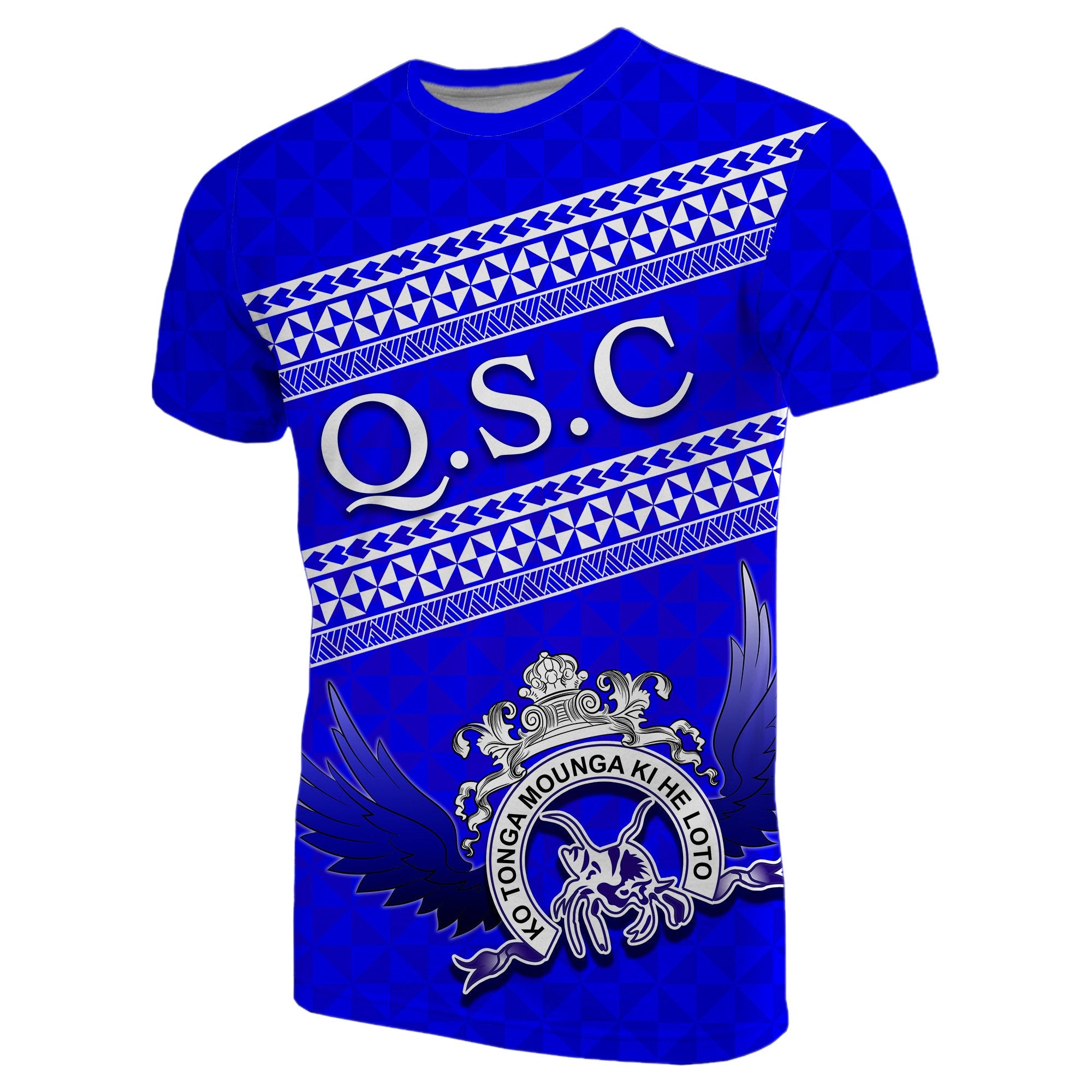 Queen Salote College T Shirt Unisex Blue - Polynesian Pride