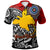 Papua New Guinea Polo Shirt Custom Bougainville Of Papua New Guinea With Polynesian Patterns Polo Shirt - Polynesian Pride