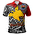 Papua New Guinea Polo Shirt Custom Gulf Of Papua New Guinea With Polynesian Patterns Polo Shirt - Polynesian Pride