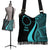 Cook Islands Boho Handbag - Turquoise Polynesian Tentacle Tribal Pattern - Polynesian Pride