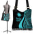 Marshall Islands Boho Handbag - Turquoise Polynesian Tentacle Tribal Pattern - Polynesian Pride