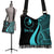 Yap Custom Personalised Boho Handbag - Turquoise Polynesian Tentacle Tribal Pattern - Polynesian Pride