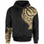 Nauru Hoodie Nauru Tatau Gold Patterns With Coat ofrms Unisex Black - Polynesian Pride