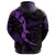 Maori Purple Mangopare Hoodie - Polynesian Pride