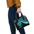 Tahiti Shoulder Handbag - Turquoise Polynesian Tentacle Tribal Pattern - Polynesian Pride