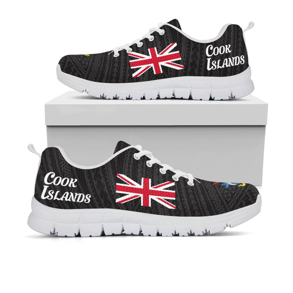 Cook Islands Black Sneakers (Shoes) - Polynesian Pride