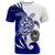 Tahiti Custom T Shirt Mega Turtle Unisex Blue - Polynesian Pride