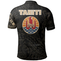 Tahiti Polo Shirt - Tahitian Flag Polynesian Tattoo - Polynesian Pride