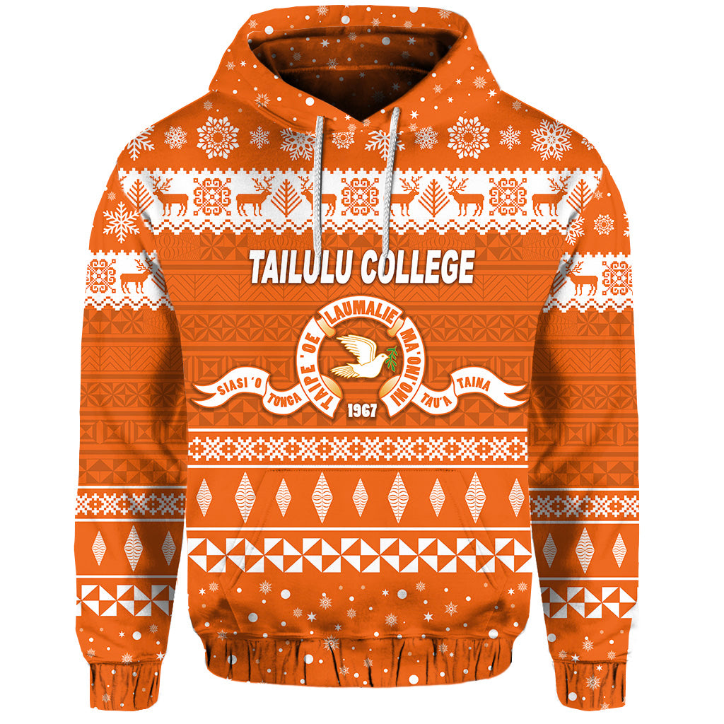 Tailulu College Christmas Hoodie Simple Style LT8 - Polynesian Pride