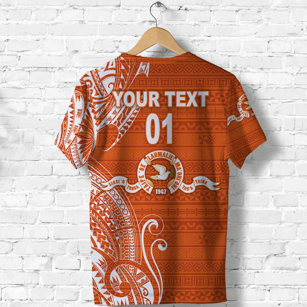 Custom Tonga Tailulu College T Shirt Simple Vibes LT8 - Polynesian Pride