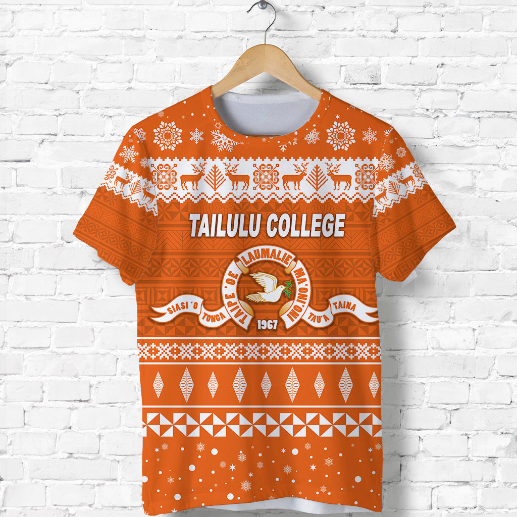 Tailulu College Christmas T Shirt Simple Style LT8 - Polynesian Pride