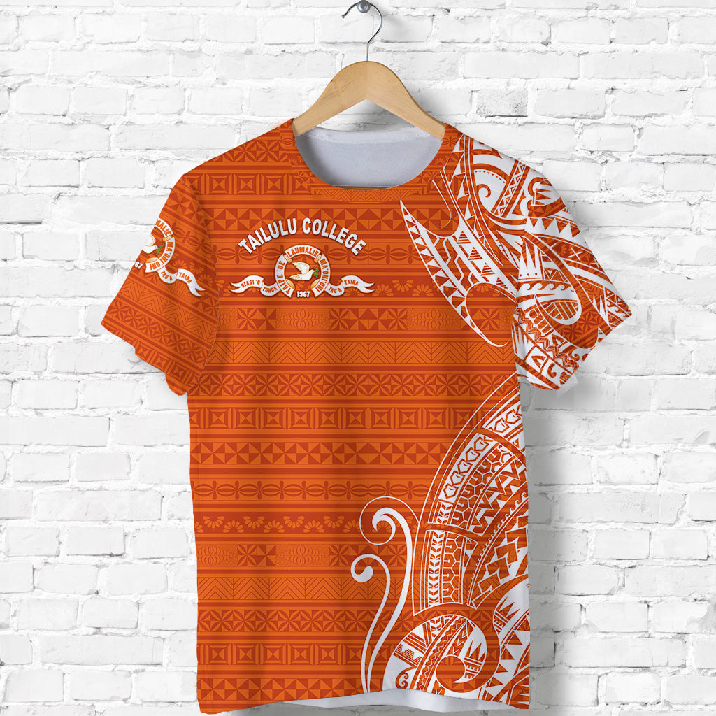 Custom Tonga Tailulu College T Shirt Simple Vibes LT8 - Polynesian Pride
