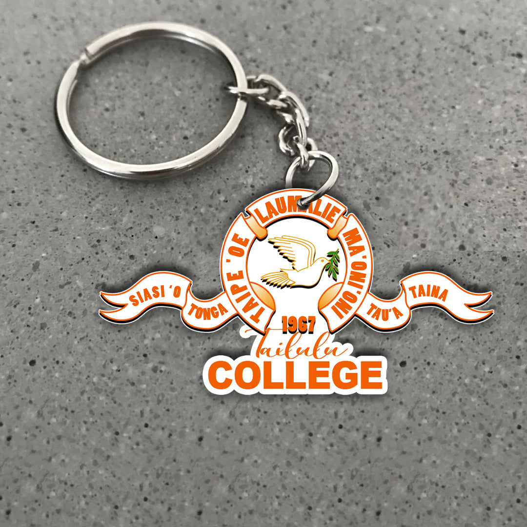 Tonga Tailulu College Keychain LT6 5 - Polynesian Pride