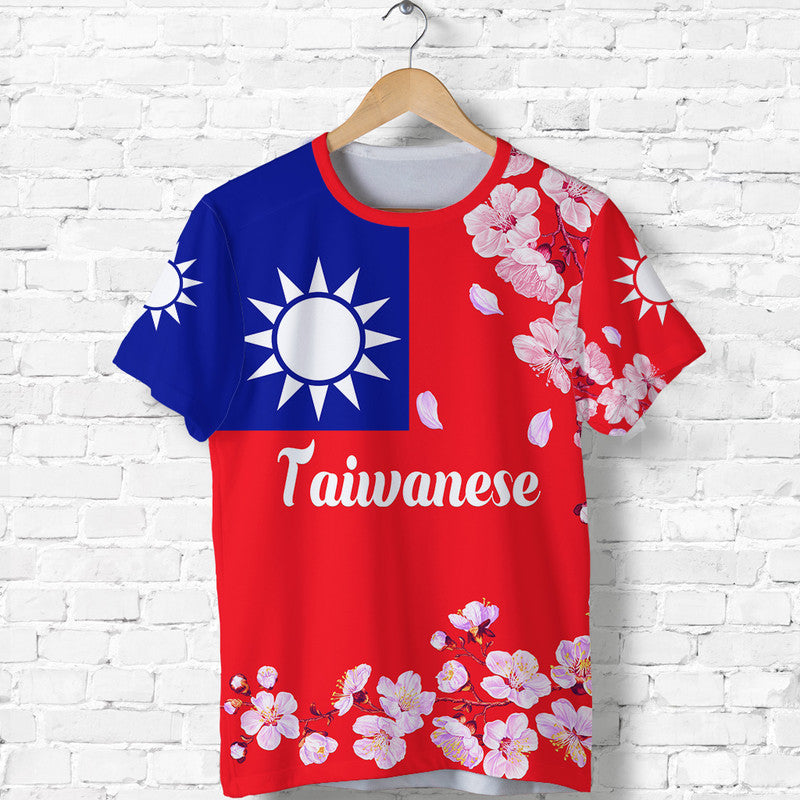 Custom Taiwanese T Shirt Taiwan Plum Blossom Flag Vibes LT8 Kid - Polynesian Pride