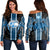 Hawaii - Kealakehe High Football Jersey Women's Off Shoulder Sweater - AH Blue - Polynesian Pride