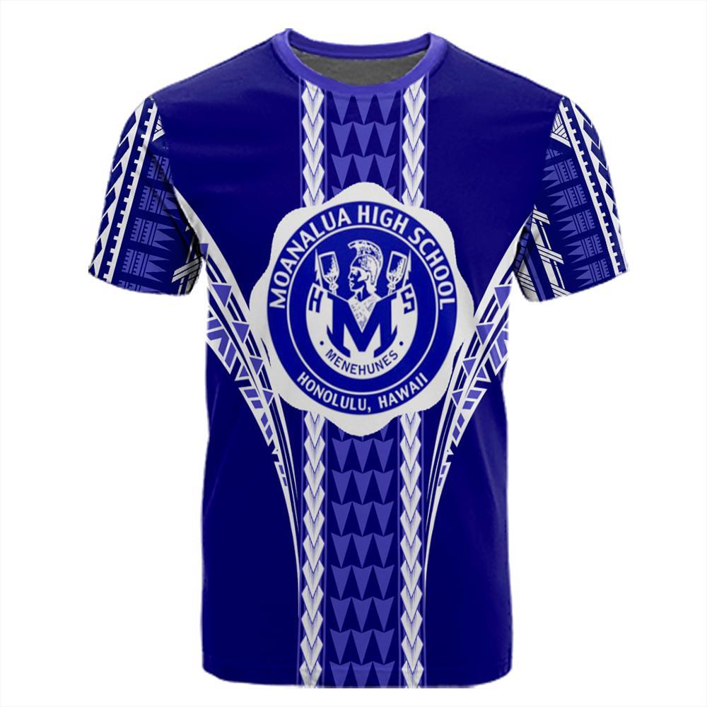 Hawaii Moanalua High Football Jersey T Shirt - Polynesian Pride