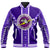 Hawaii Baseball Jacket - Pearl City High Baseball Jacket - AH Unisex Purple - Polynesian Pride