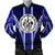 Hawaii Bomber Jacket - Waiakea High Football Jersey Bomber Jacket - AH Blue Unisex - Polynesian Pride