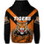 Papua New Guinea Lae Snax Tigers Hoodie Rugby Original Style Orange LT8 - Polynesian Pride