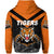 Papua New Guinea Lae Snax Tigers Hoodie Rugby Original Style Black LT8 - Polynesian Pride