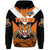 Papua New Guinea Lae Snax Tigers Hoodie Rugby Simple Style Black LT8 - Polynesian Pride