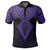 Hawaii Polynesian Limited Polo Shirt Tab Style Purple - Polynesian Pride