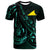 Tokelau T Shirt The Flow of The Ocean Green Unisex Green - Polynesian Pride