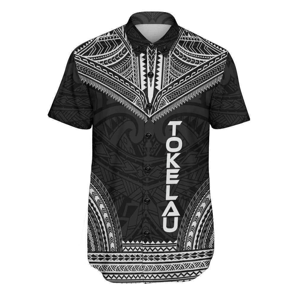 Tokelau Polynesian Chief Shirt - Black Version Men Black - Polynesian Pride