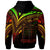 Tokelau Hoodie Reggae Color Cross Style - Polynesian Pride