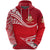 Custom Kolisi Tonga Hoodie Mate Maa Tonga Unique Version Red, Custom Text and Number - Polynesian Pride