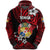 Mate Maa Tonga Rugby Hoodie Polynesian Unique Vibes Red Unisex Red - Polynesian Pride