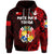 Tonga Coat of Arms Zip Hoodie Simple Vibes Red LT8 - Polynesian Pride